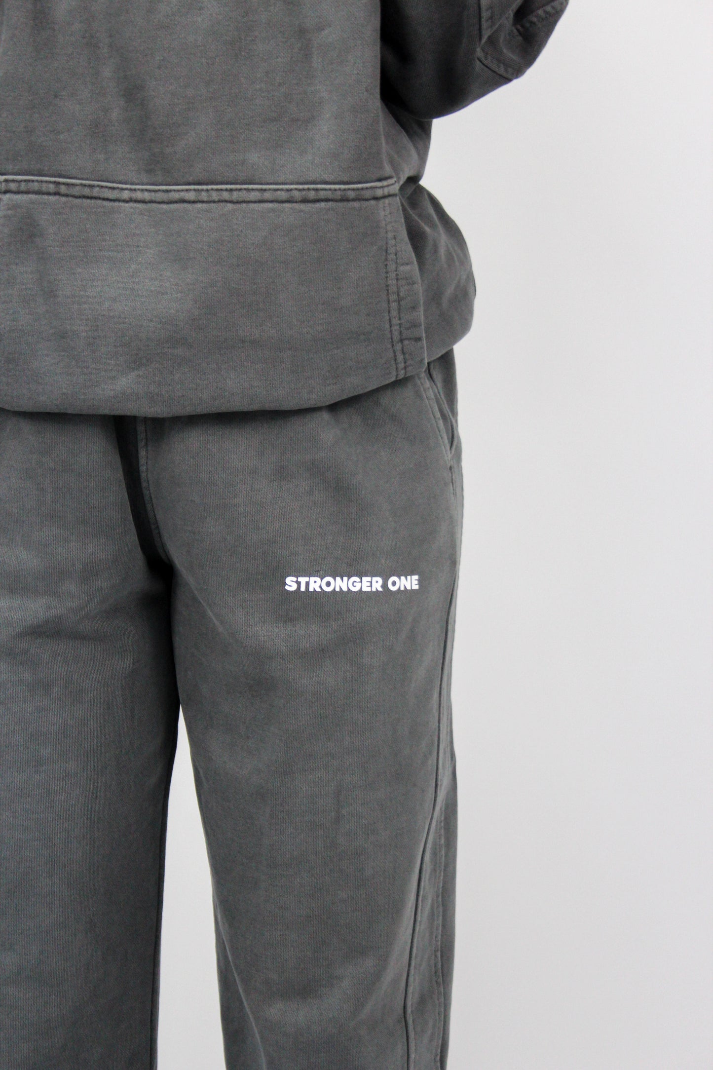 Washed Grey Hoodie and Joggers (Unisex)